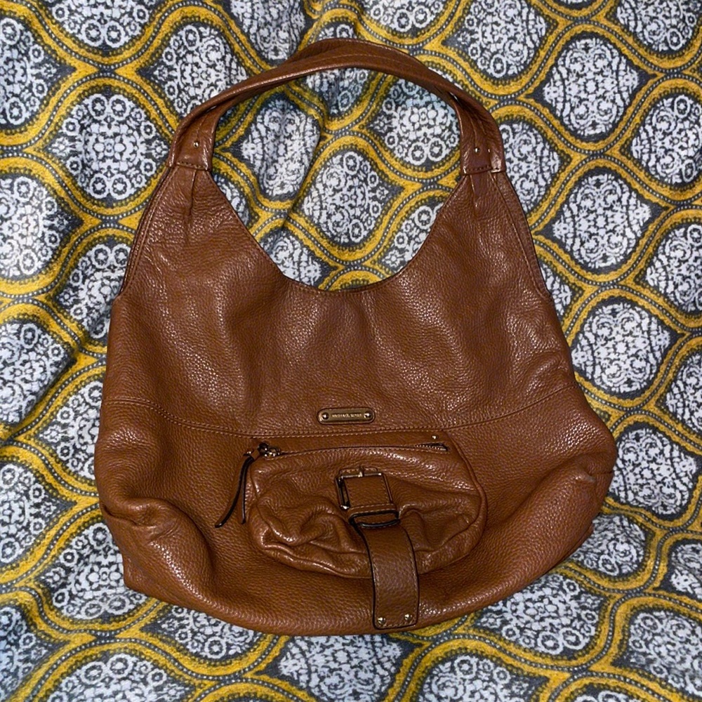 Brown leather Micheal Kors shoulder bag